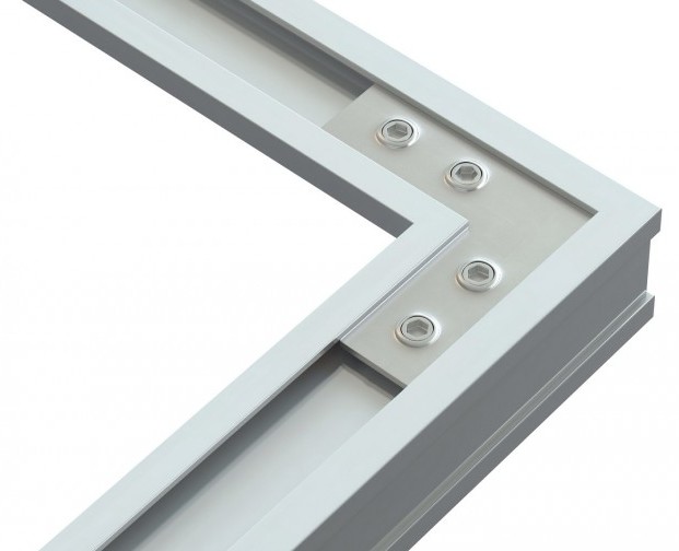 Mounting frame for profile 19 mm, 3 mm variant