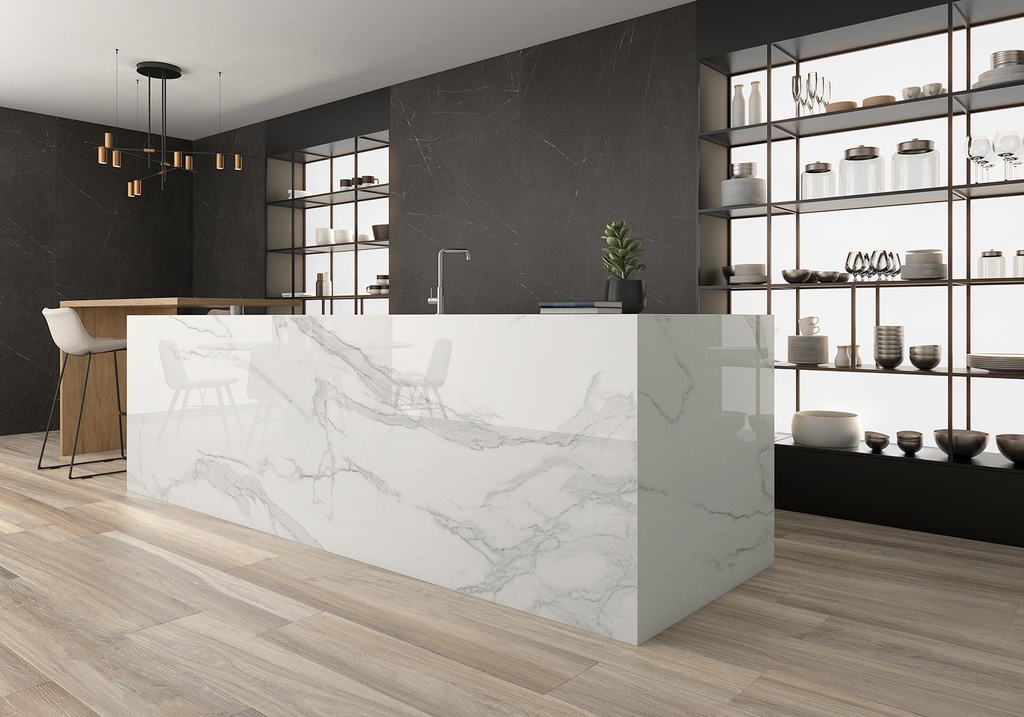 Porcelaine — Estatuario Polished 1200 x 3000 - 20mm