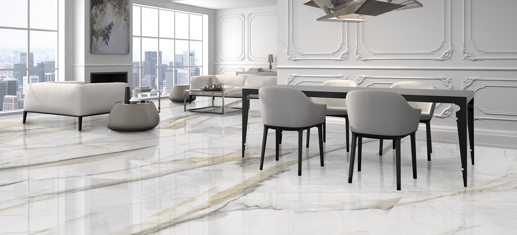Porcelaine — Atlantis Gold Polished 1200 x 3000 - 6mm