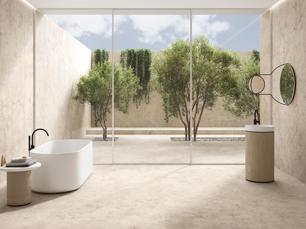 Porcelaine — Portland Stone Beige Natural 1200 x 3000 - 6mm